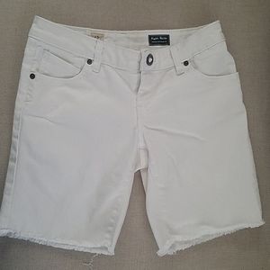 Volcom Night Walks Skinny white Bermuda Shorts